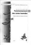 Fonctionnement des zones humides