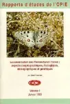 La conservation des Parnassius en France : aspects zoogéographiques, écologiques, démographiques et génétiques