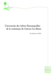 L'inventaire des Arbres Remarquables de la commune de Gréoux-Les-Bains