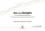 Atlas des énergies en Provence-Alpes-Côte d'Azur